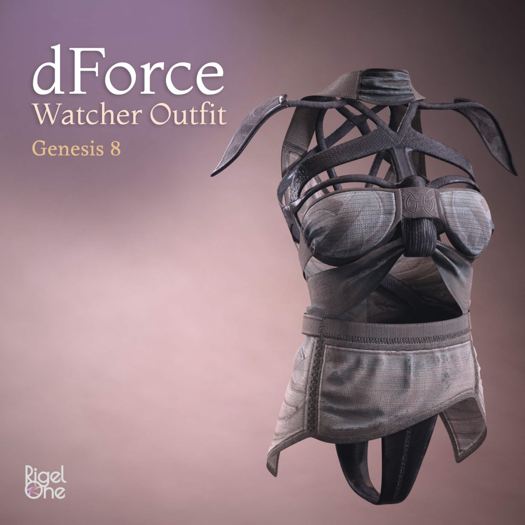 dForce Watcher Outfit for Genesis 8 Female