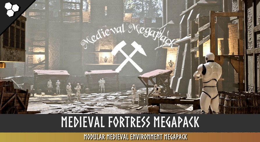 [UE5.3] Modular Castle (Medieval Castle, Medieval Town, Medieval Fortress, Castle)