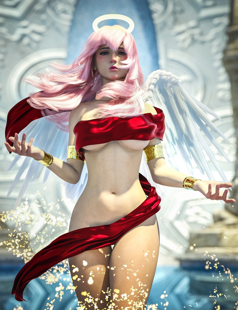 AH Cupid’s Veil Outfit For Genesis 9, 8 and 8.1 Female