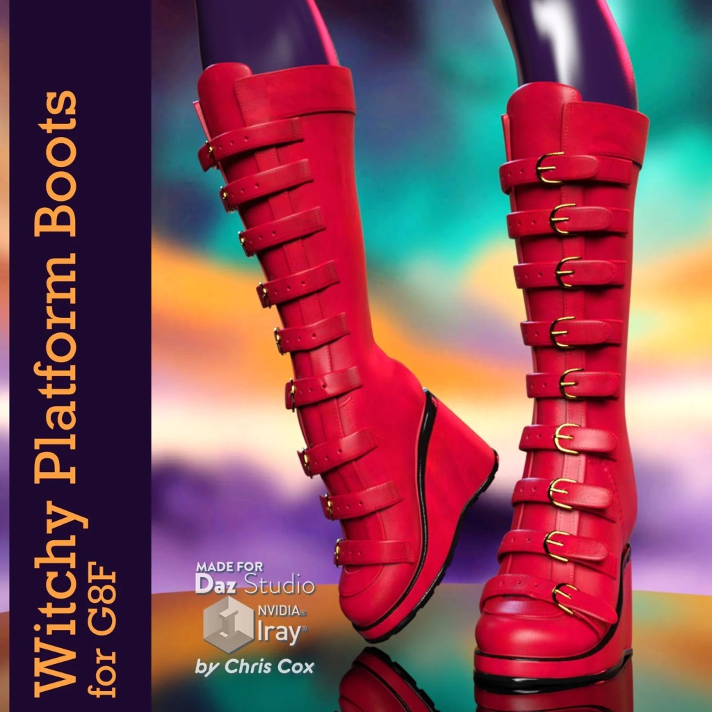 Witchy Platform Boots for G8F