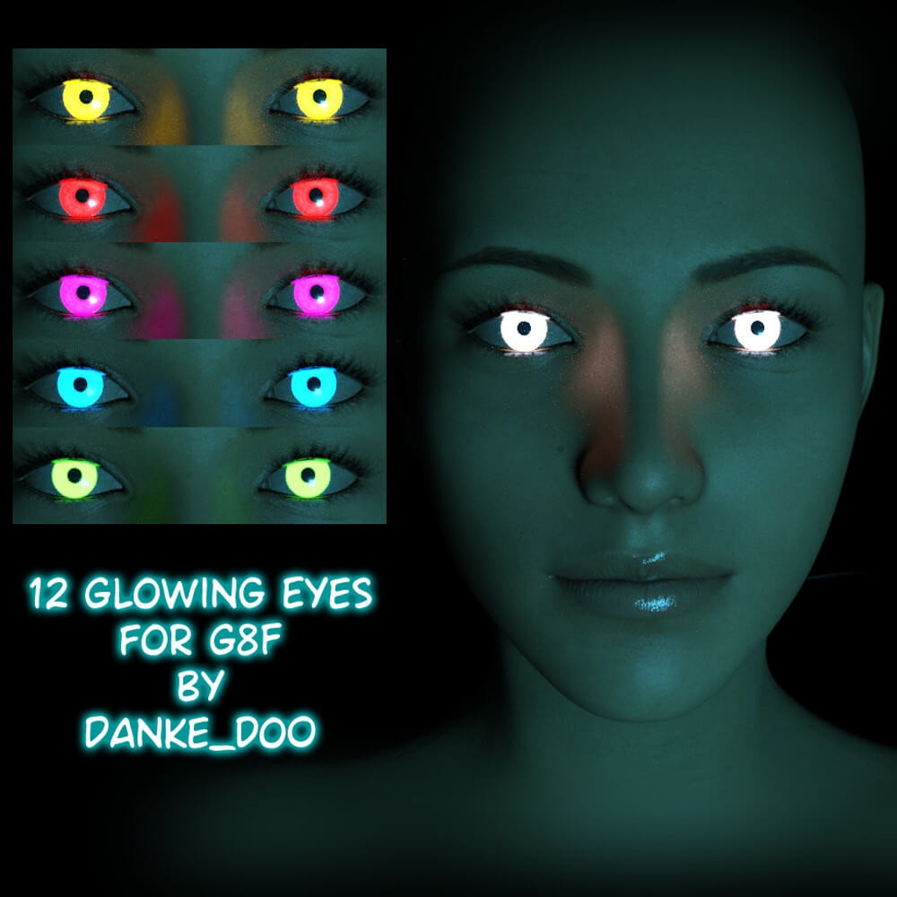 12 Glowing Eyes for GF8