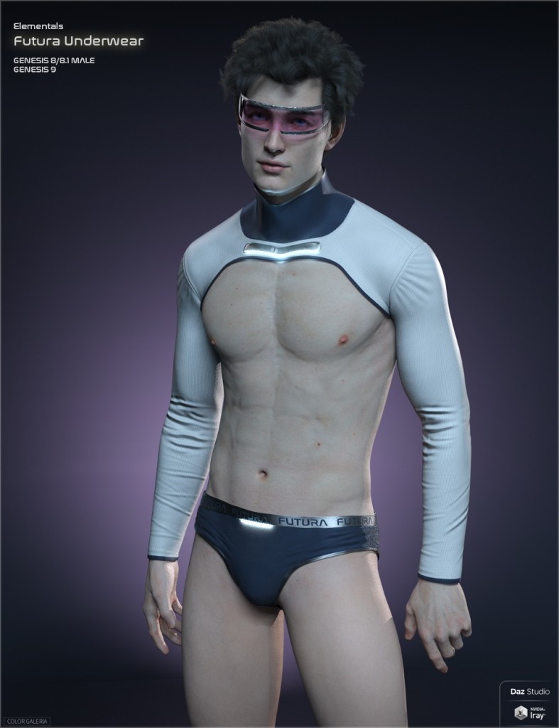 CGI Elementals – Futura Underwear Genesis 8/8.1 Male and G9