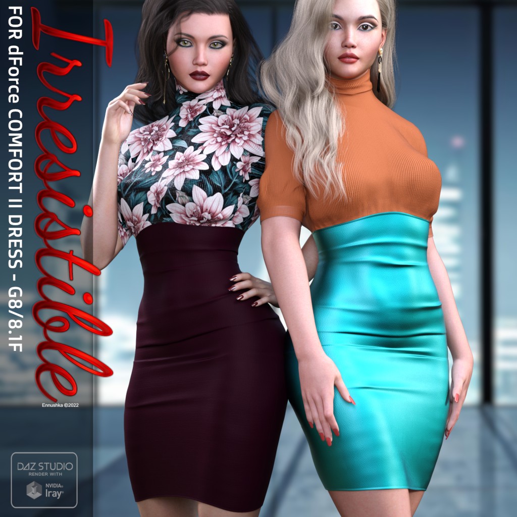 Irresistible Textures for dForce Comfort II Dress