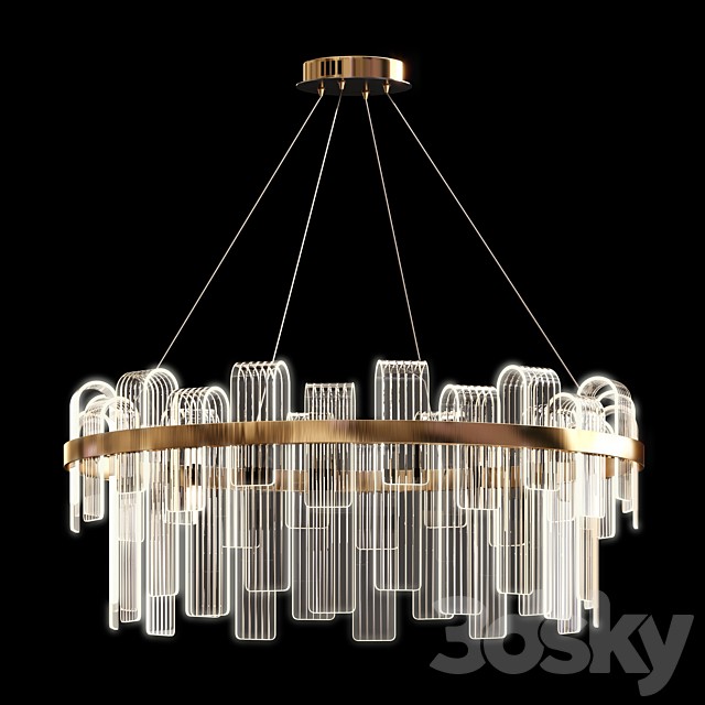 Modern round led chandelier