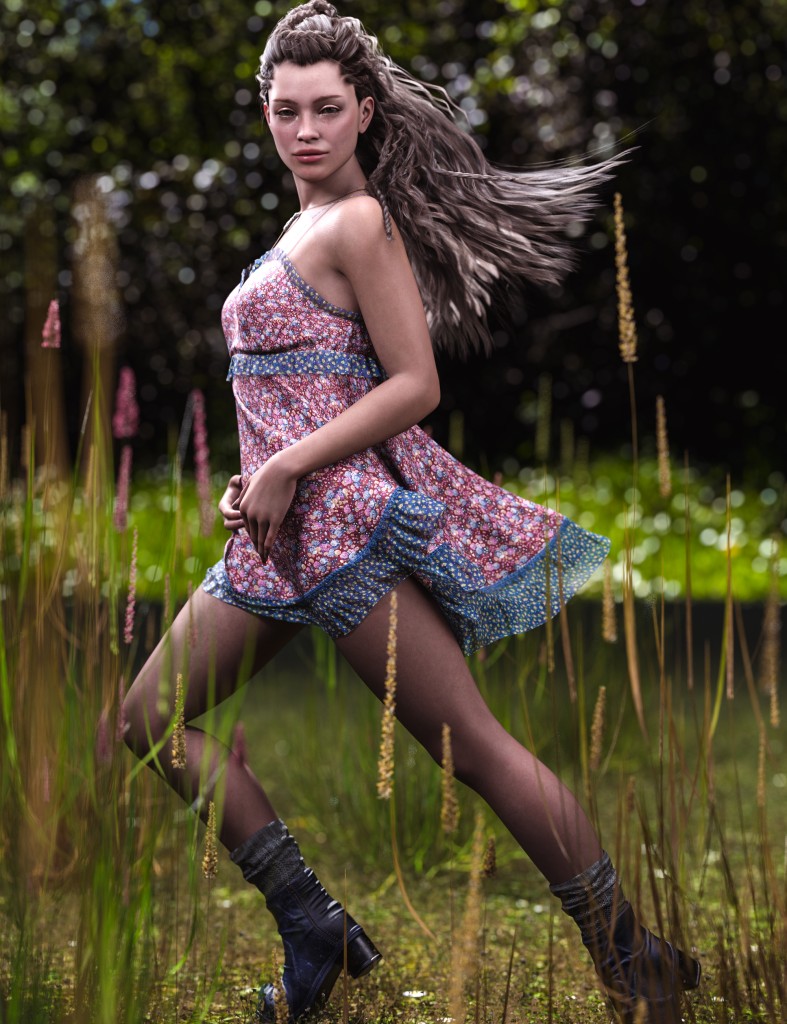 dForce CB Indigo Clothing Set for Genesis 9