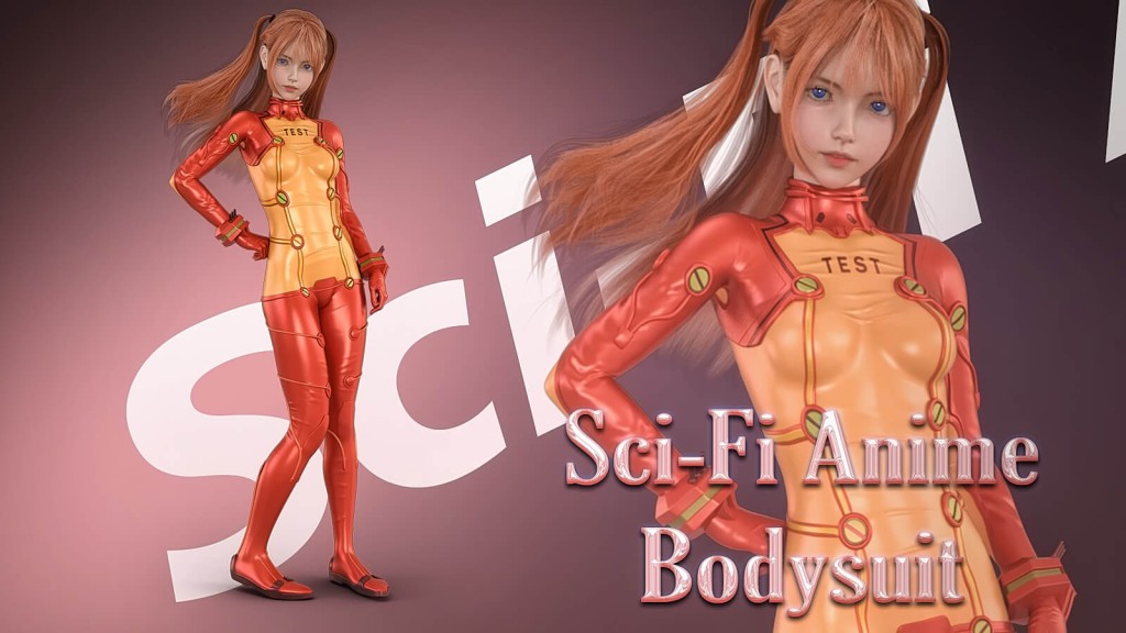 Asuka – Sci-Fi Anime Bodysuit for G8F