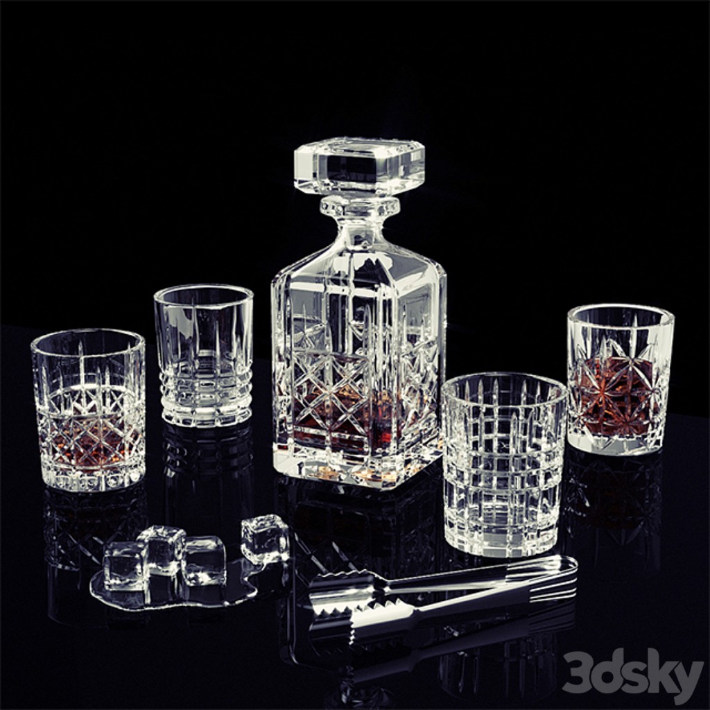 Nachtmann Highland whiskey set