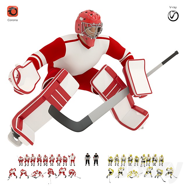 Hockey players
