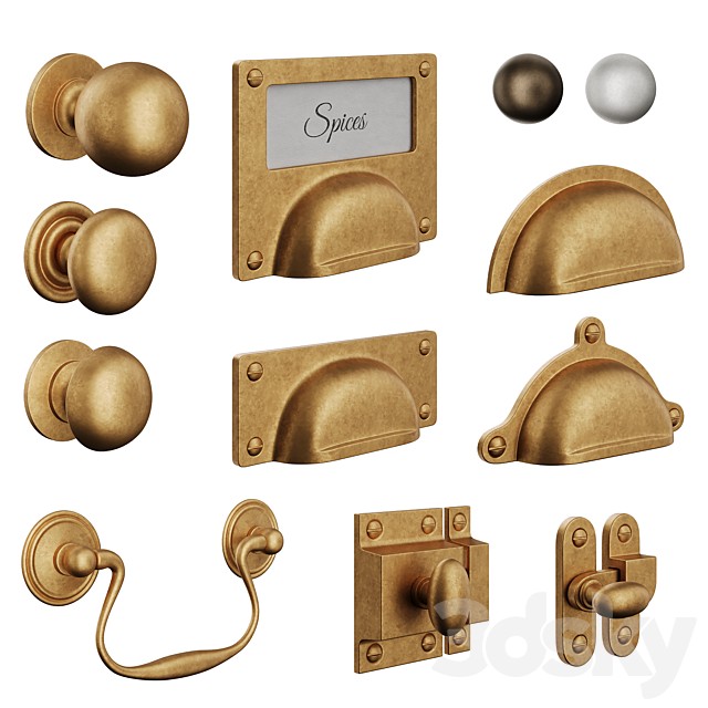 Cotswold Furniture Handle Set by Armac Martin