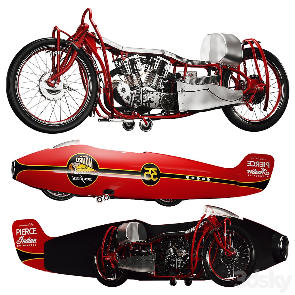 Indian scout Burt Munro 1928
