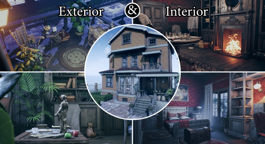 [UE5.1] Modular Victorian House