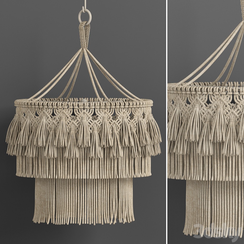 macrame chandelier 02
