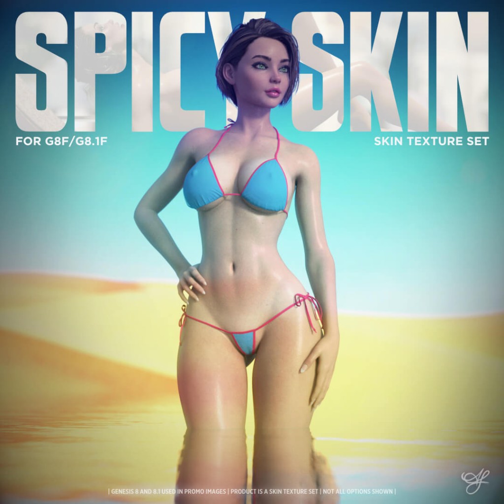 Spicy Skin Textures for G8F and G8.1F