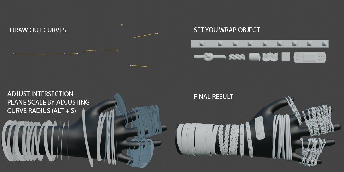 Wrap Gen - Generate Fully Customisable/Procedural Wraps