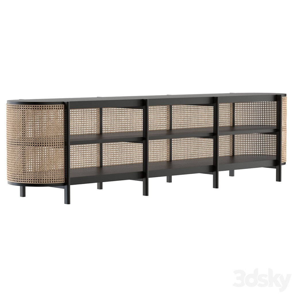 Cane Low Cabinet 01