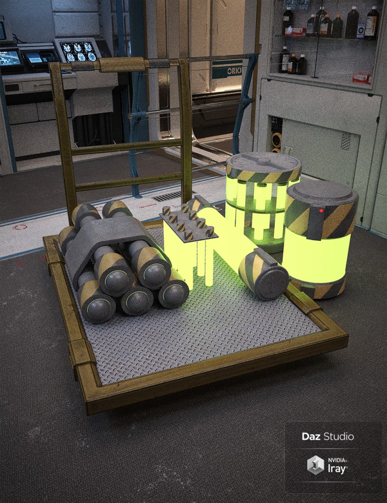 Sci-Fi Containment Props