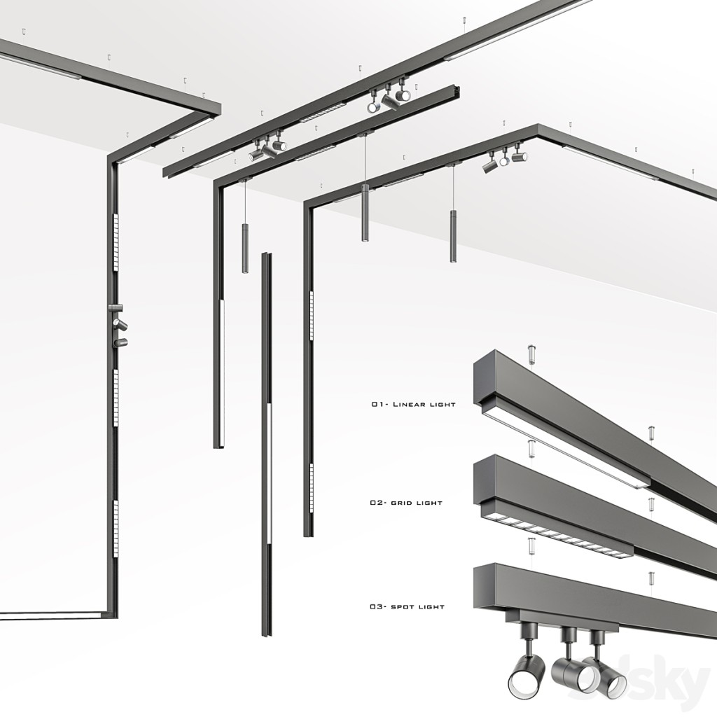 Magnetic -Track-light