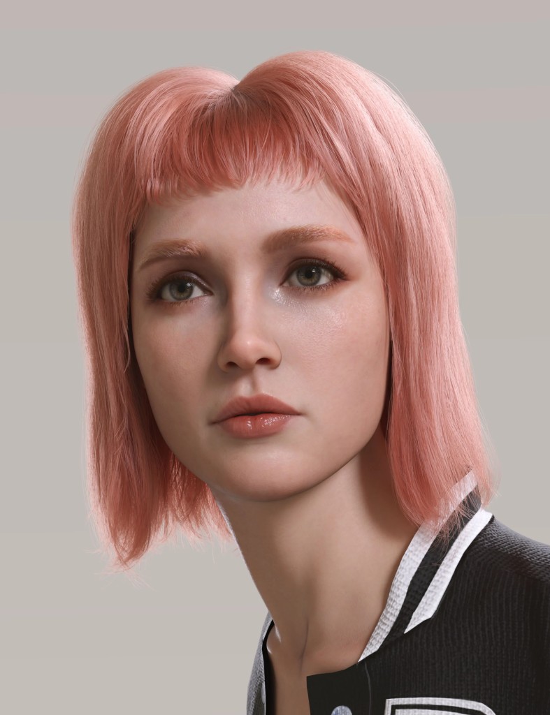 dForce AK Bold Hair for Genesis 9