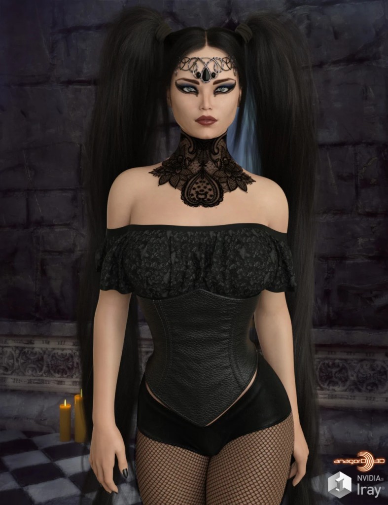 VERSUS - dForce Infamous Corset II for Genesis 8 and 8.1F