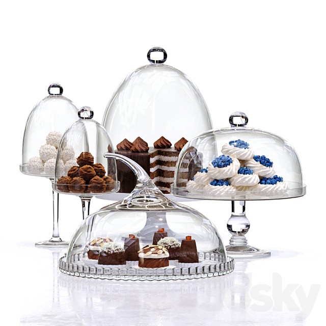 Cake Holders & Covers Set # 2