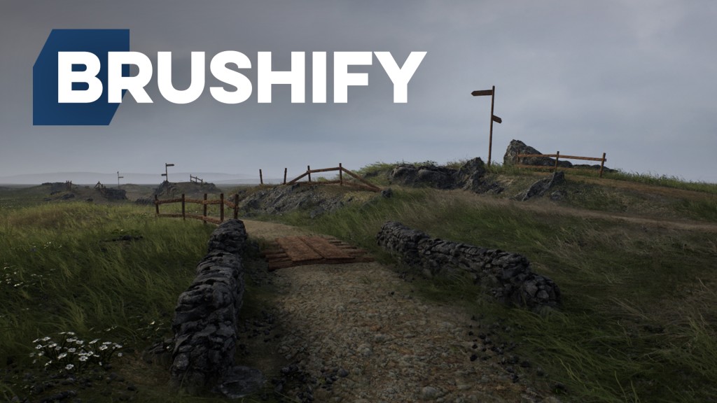 Brushify - Natural Roads Pack UE5.3
