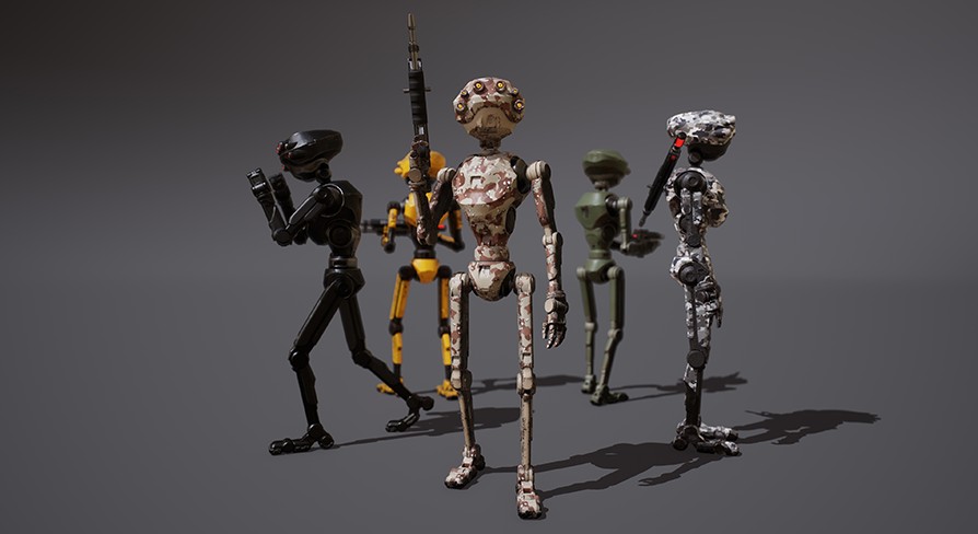 [UE4.15] SCI-FI DROID-OII