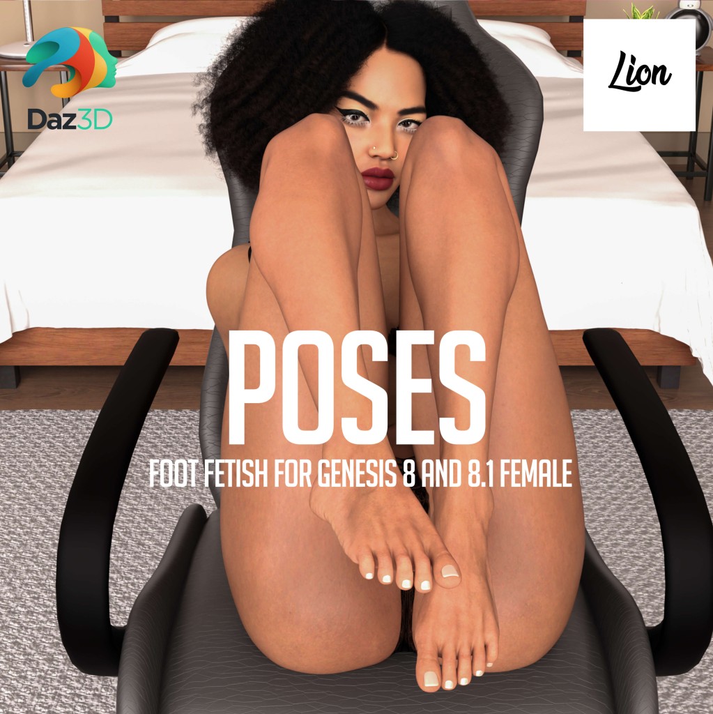 Foot Fetish for Genesis 8 and 8.1 Female