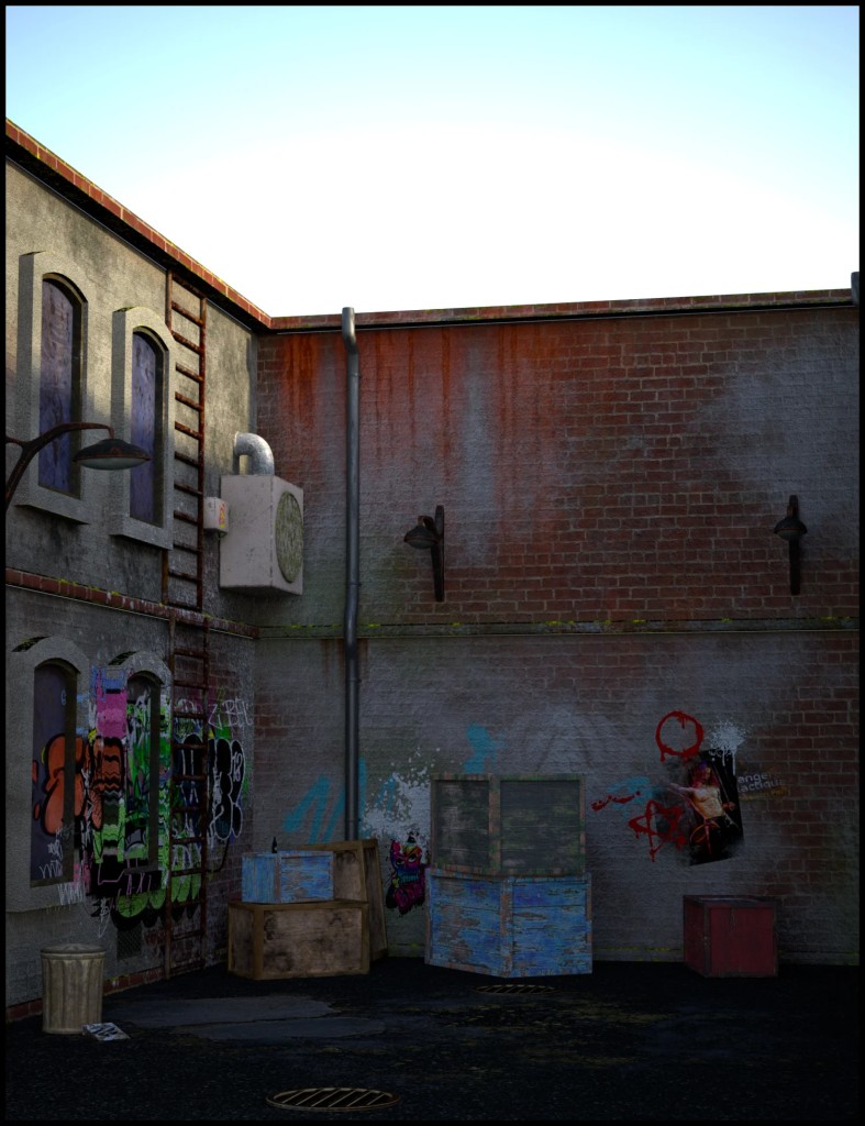 ND Dirty Street for Daz Studio (Iray)