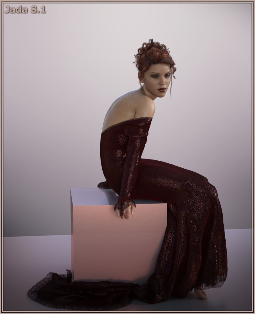 dForce Mermaid Gown for G8F & G8.1F