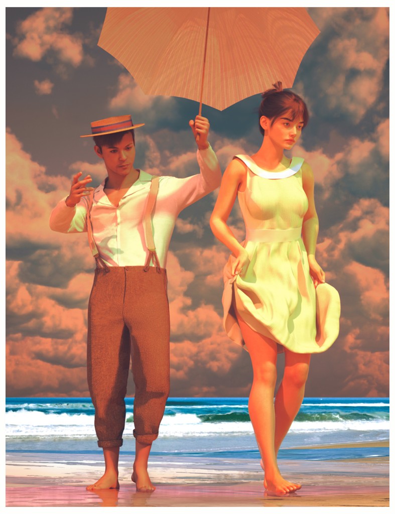 Golden Stillness Outfit Bundle for Genesis 9