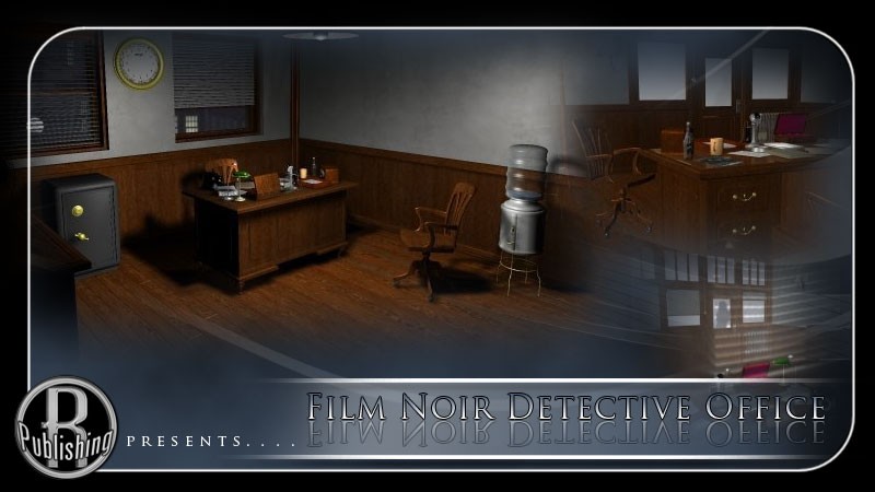 Film Noir Detective Office (Poser Version)