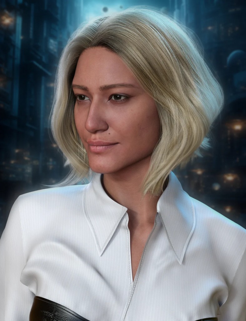 dForce Megan Hair for Genesis 9