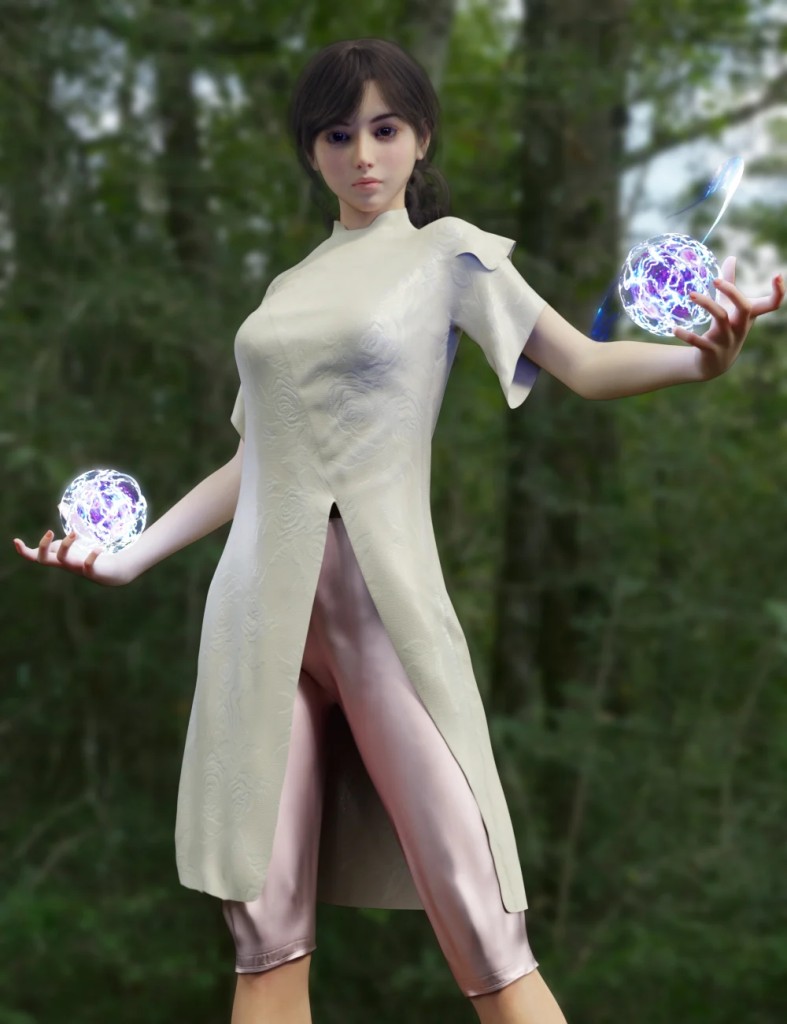 dForce Vo Therese Outfit for Genesis 8.1 Female and Genesis 9