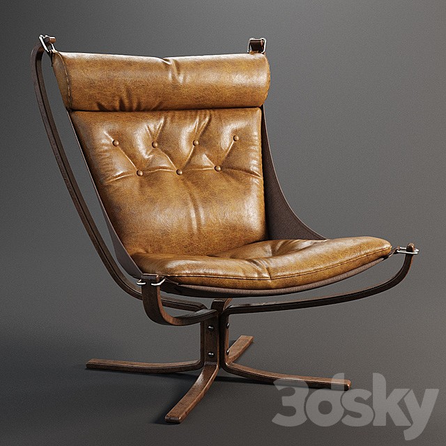 Vatne Mobler Highback Falcon Chair