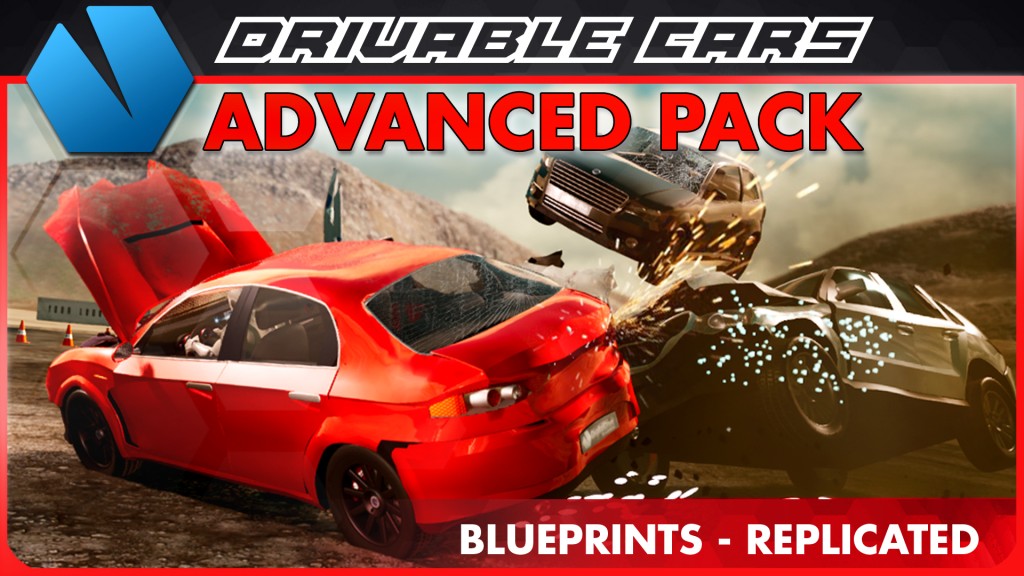 [UE5.1] Drivable Cars: Advanced Multiplayer Pack r3.4