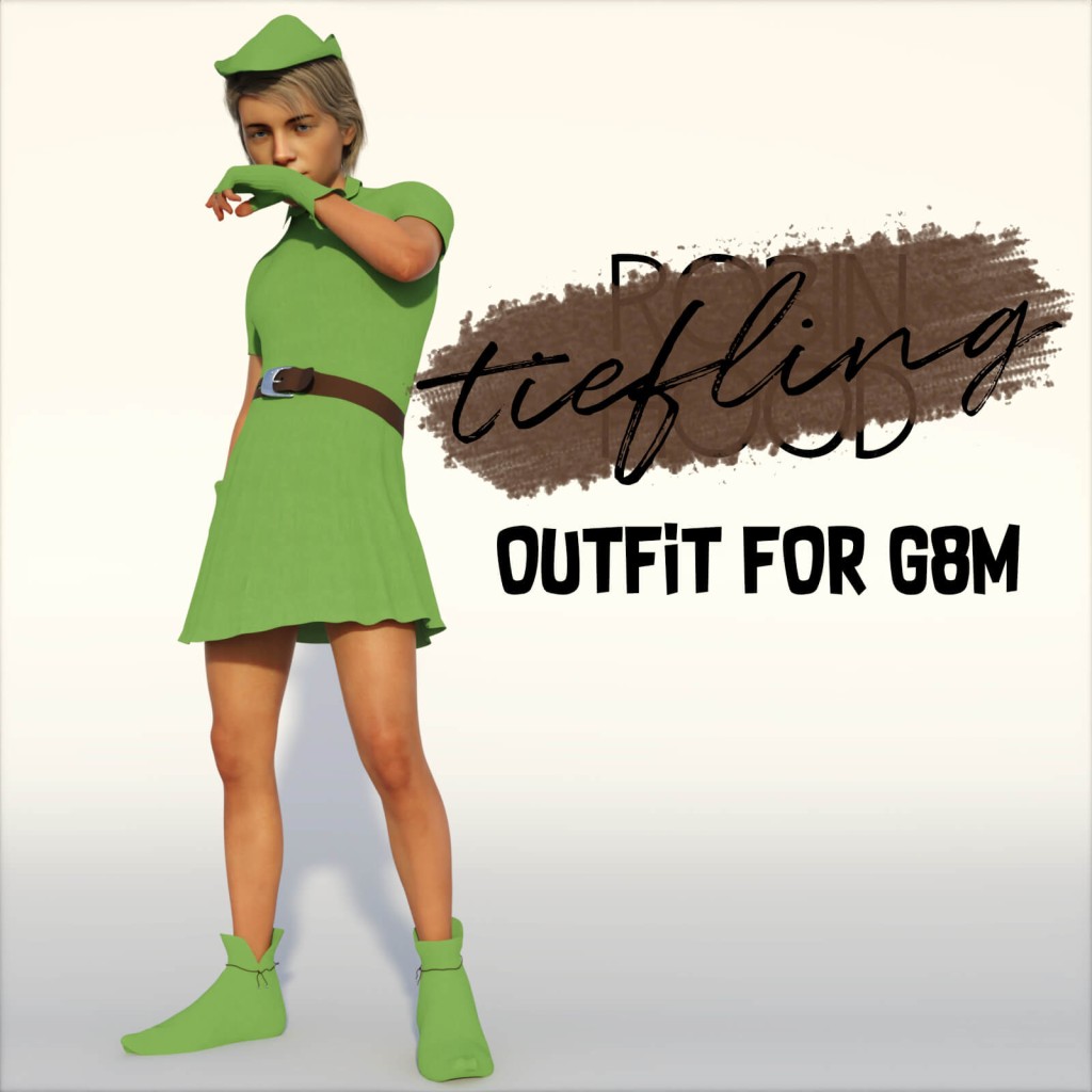 dForce Tiefling Outfit for G8M