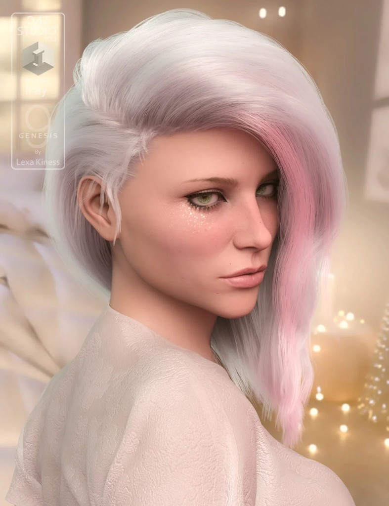 dForce Lumia Hair for Genesis 9