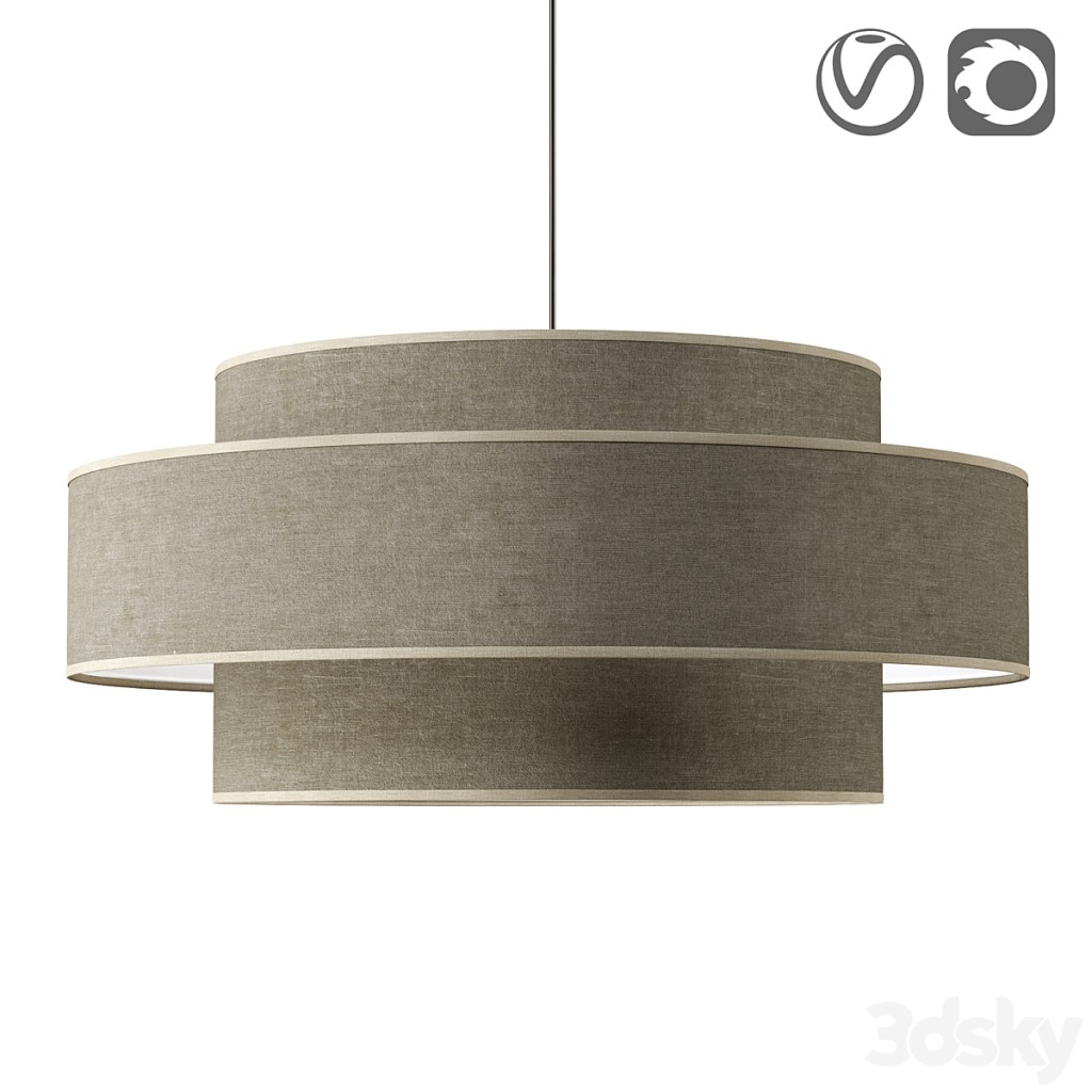 Linen lamp Souko