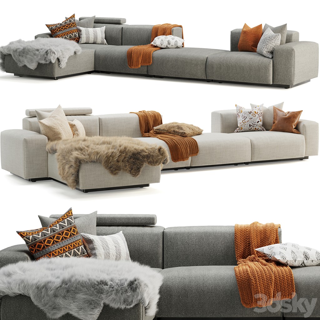 Vitra Soft Modular Sofa Four-Seater