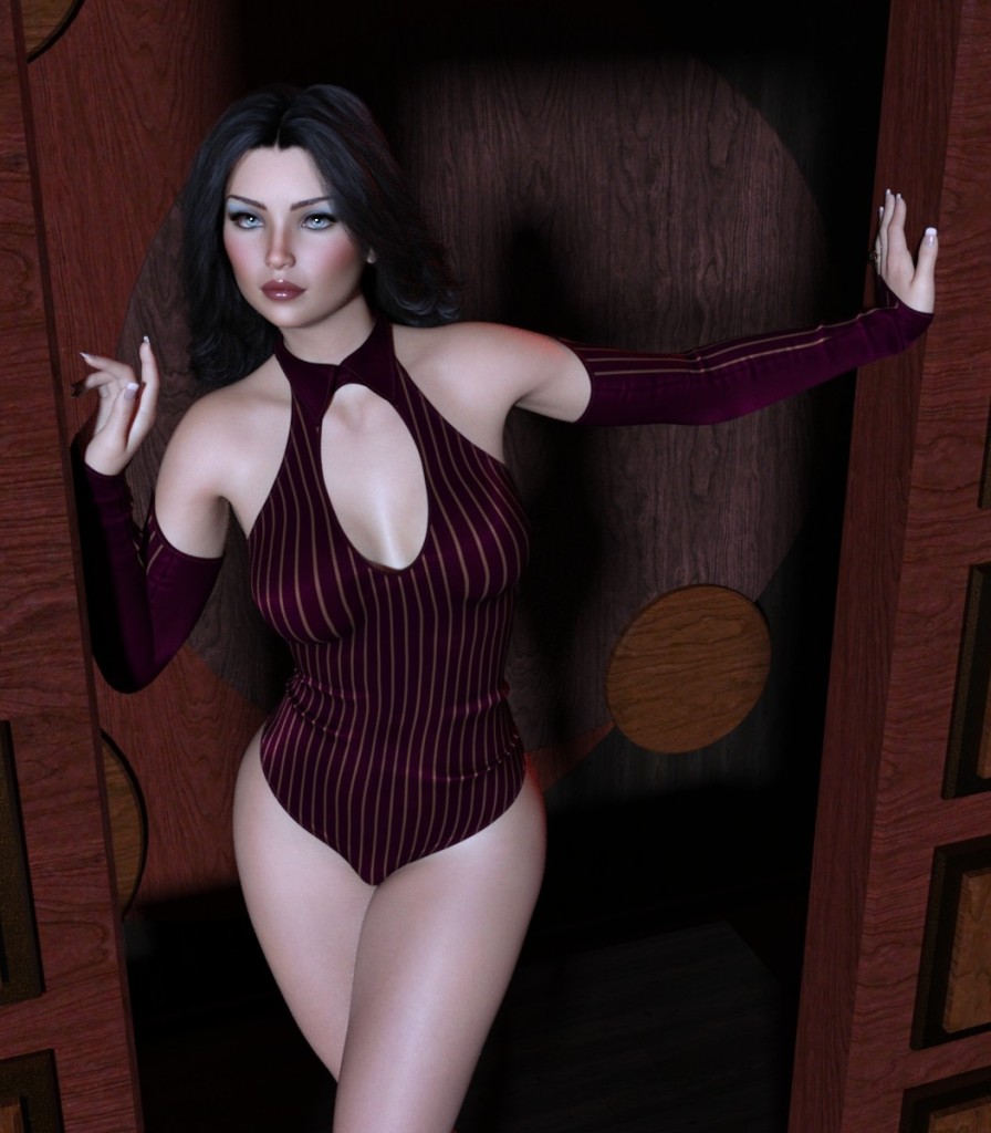 7th Ave: dForce Collared Bodysuit