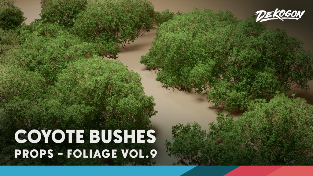 [UE5.1] Foliage VOL.9 - Coyote Bushes (Nanite and Low Poly)