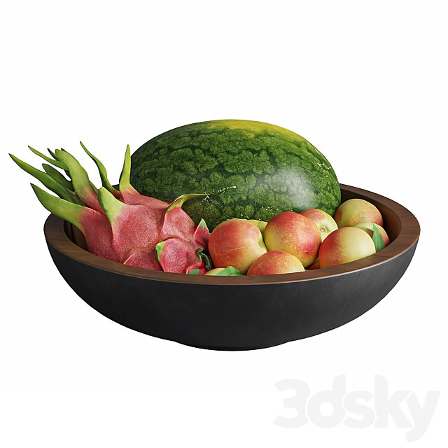 Wooden Fruit Bowl