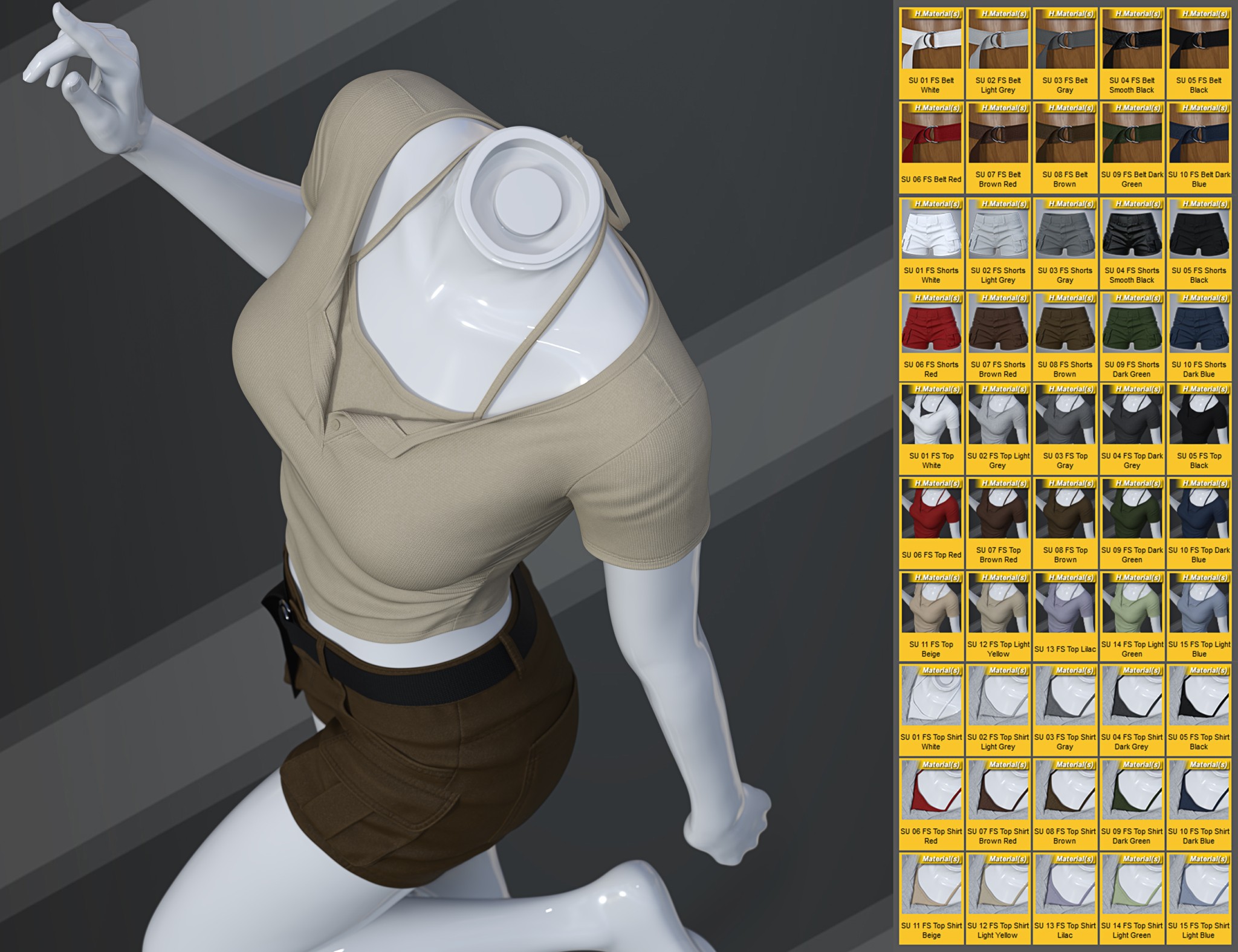 dForce SU Fashion Suit for Genesis 9, 8.1, and 8 Female