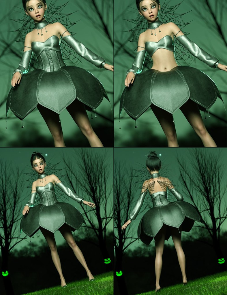 Horri’Belle Outfit for Genesis 9