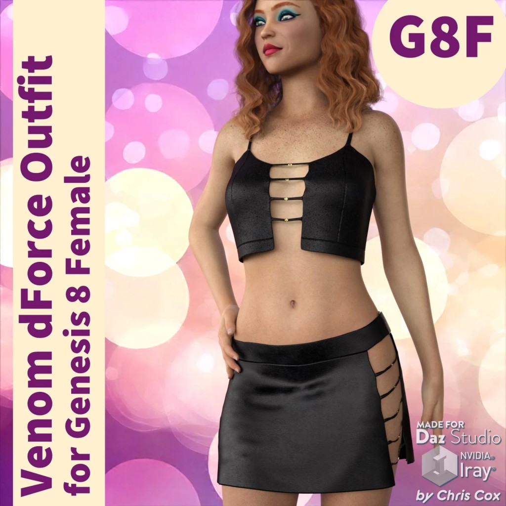 Venom dForce Outfit for G8F