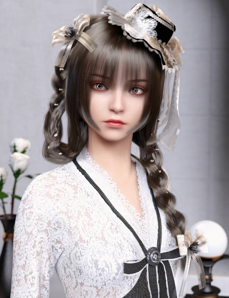 Zou Character, Hair, and Outfit Bundle for Genesis 9