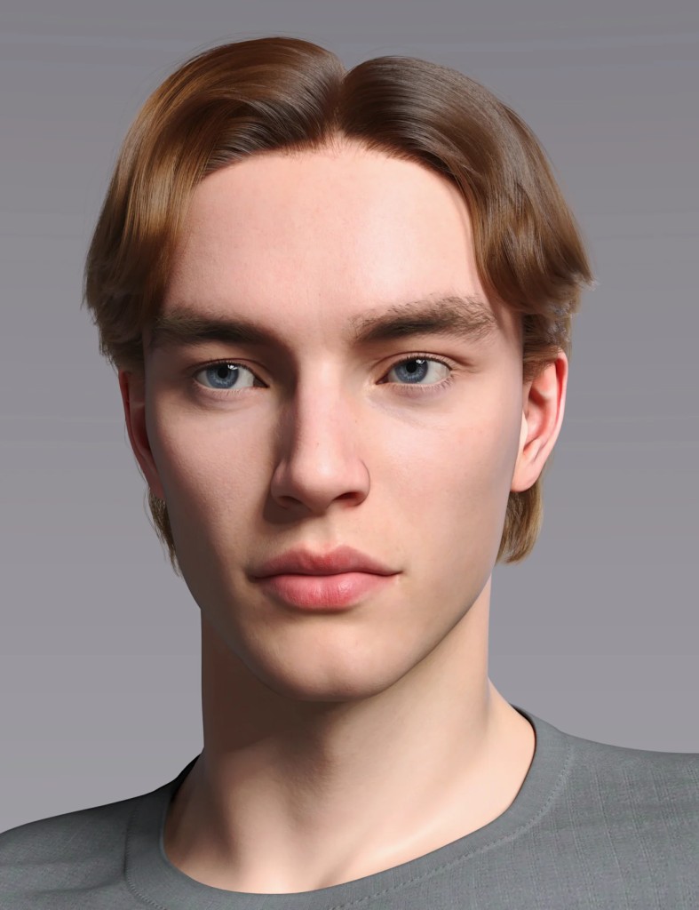 dForce Zack Hair for Genesis 9