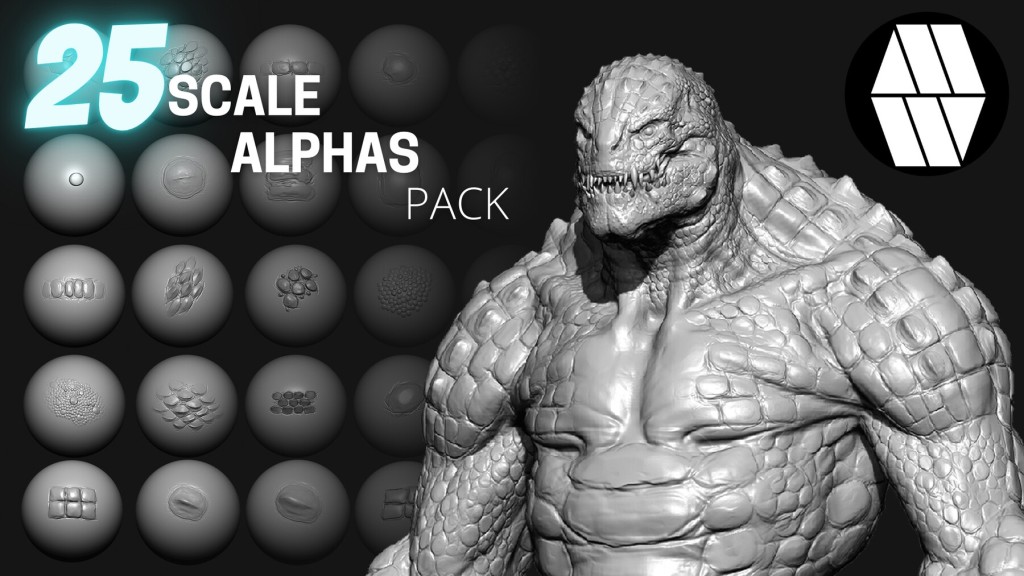 25 Scale Alphas and VDM Brush - Reptile Alphas
