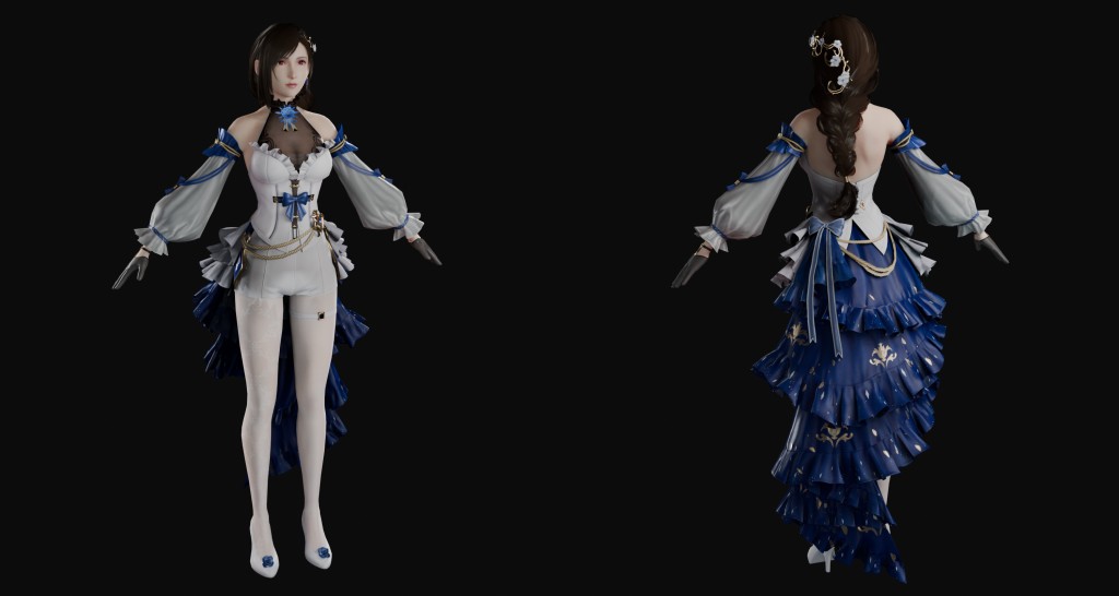 Tifa (Festive Style) Basic for Blender 4.x