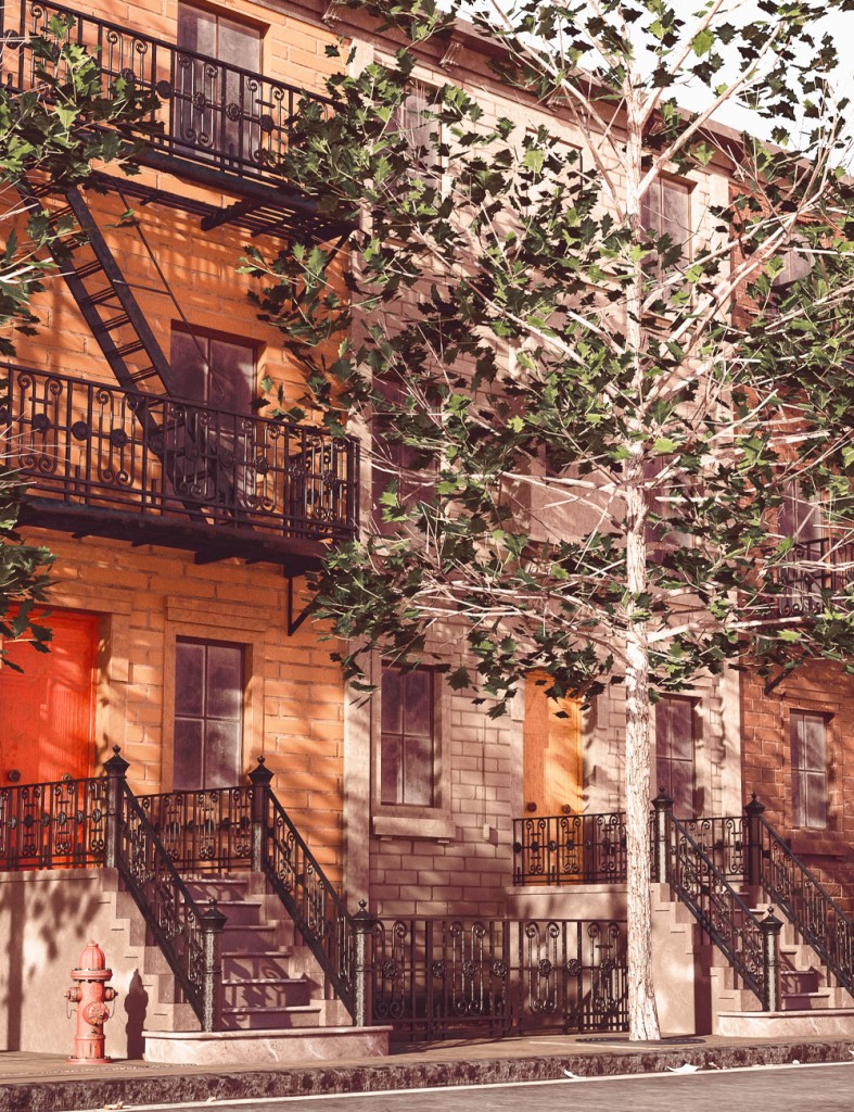 Brownstone Houses